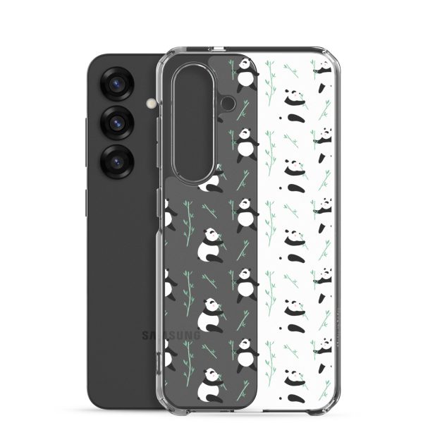 Cute Panda Samsung Clear Case