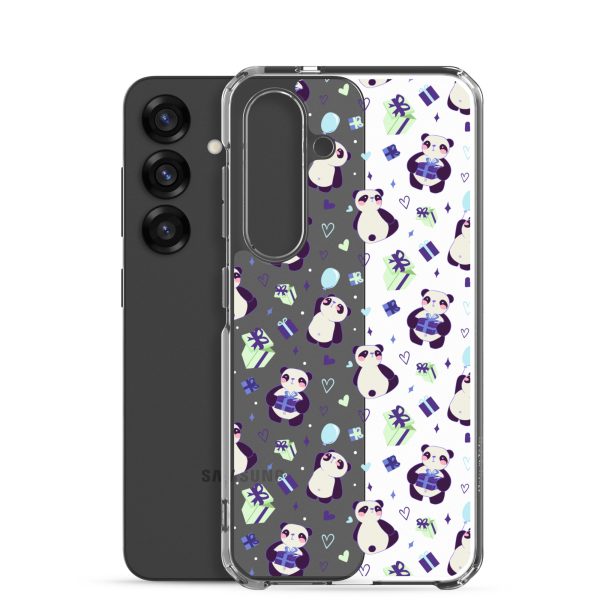 Cute Panda Presents Samsung Clear Case