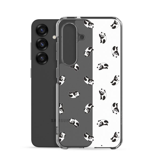 Cute Pandas Samsung Clear Case