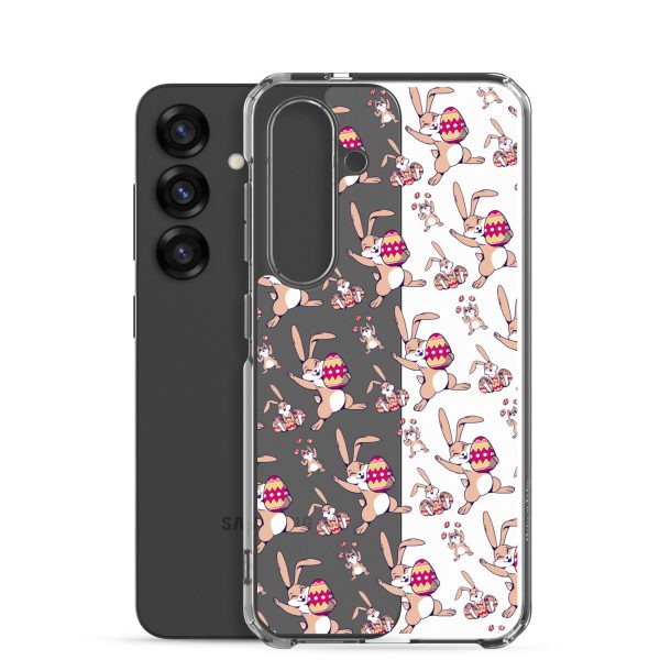 clear-case-for-samsung-samsung-galaxy-s25-case-with-phone-6a53c3697cd65.jpg Easter Bunny With Egg Samsung Clear Case