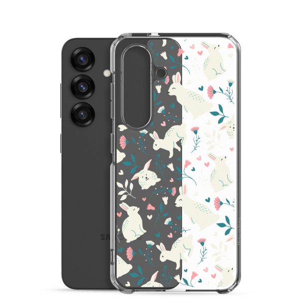 clear-case-for-samsung-samsung-galaxy-s25-case-with-phone-6a53c45a4b96c.jpg Easter Cute Rabbits Samsung Clear Case
