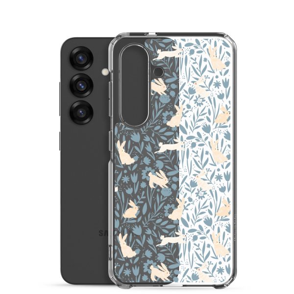 Easter Hopping Bunnies Samsung Clear Case