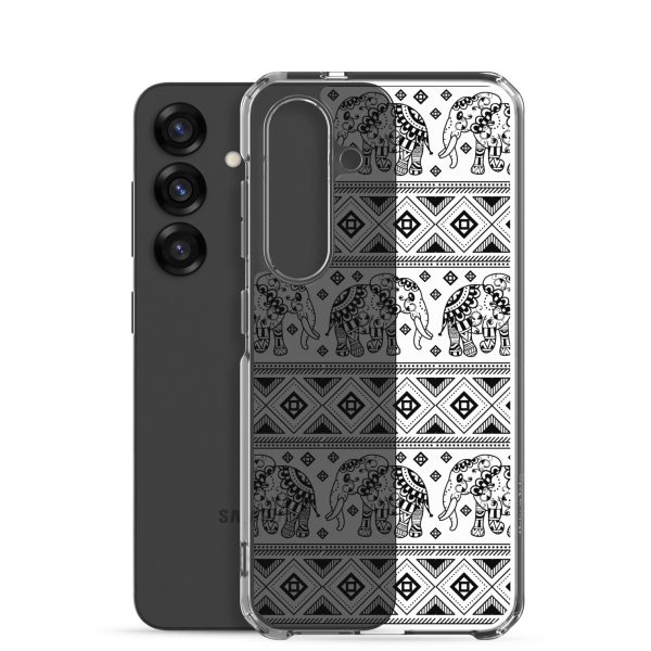 Elephant Mandala Samsung Clear Case