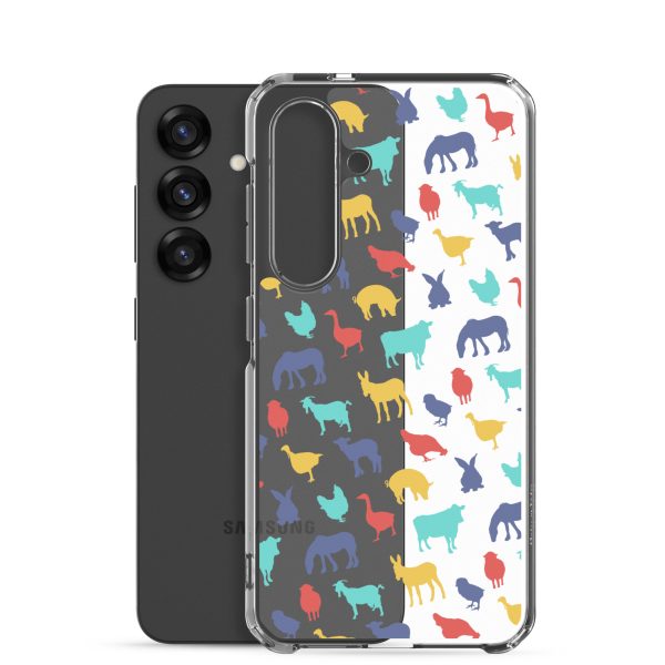 Farm Animals Samsung Clear Case