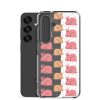 Pink Bunnies Samsung Clear Case