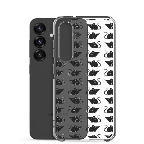 Rat Silhouette Samsung Clear Case