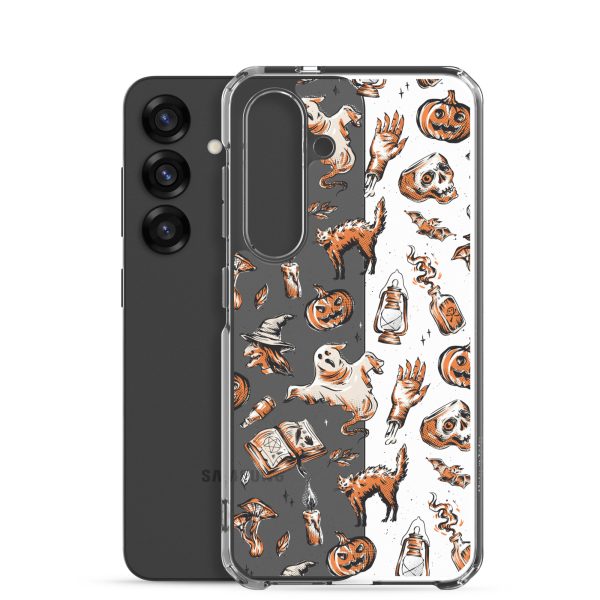 Vintage Halloween Samsung Clear Case