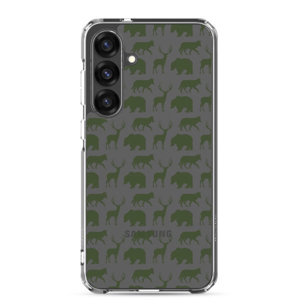 Animals Silhouette Samsung Clear Case
