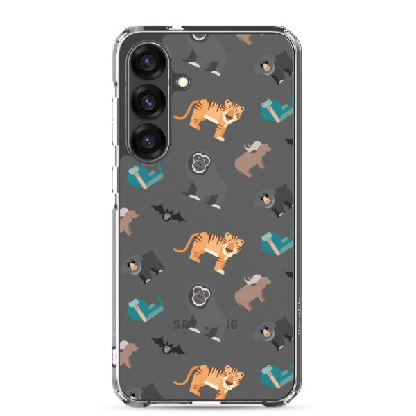 Asian Jungle Animals Samsung Clear Case