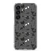 Black and White Halloween Samsung Clear Case