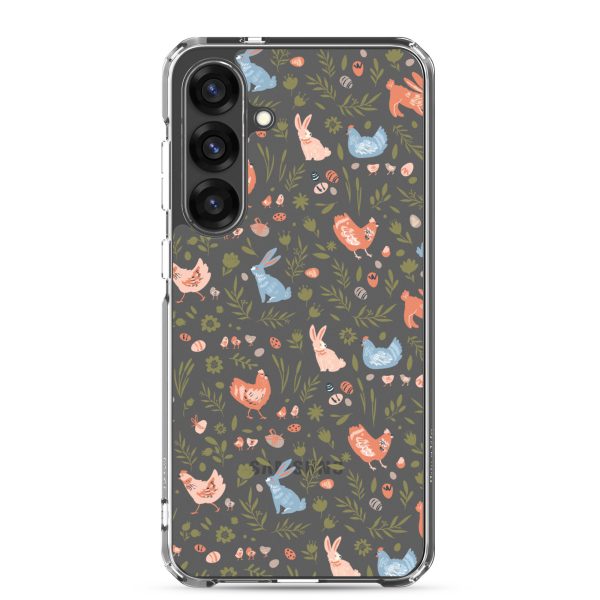 Bunnies and Hens Easter Samsung Clear Case