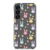 Colorful Bunnies Easter Samsung Clear Case
