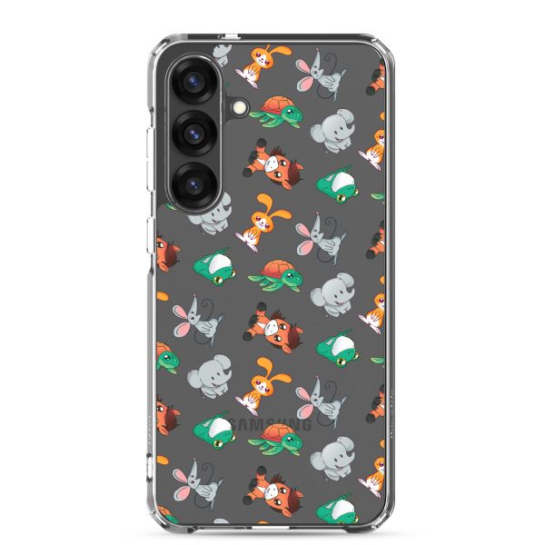 Cute Animals Samsung Clear Case
