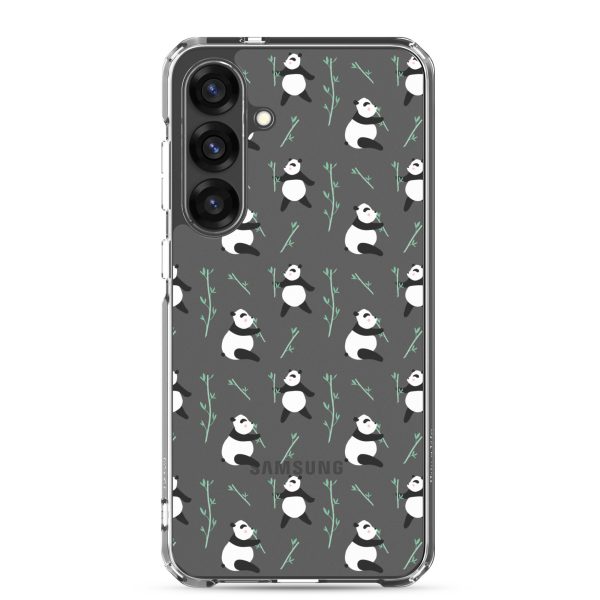 Cute Panda Samsung Clear Case