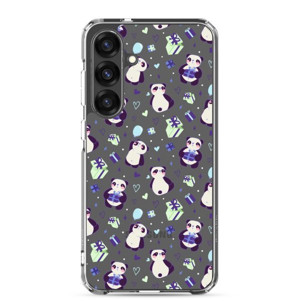 Cute Panda Presents Samsung Clear Case