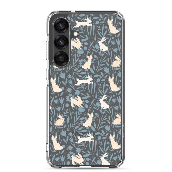 Easter Hopping Bunnies Samsung Clear Case