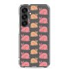 Pink Bunnies Samsung Clear Case