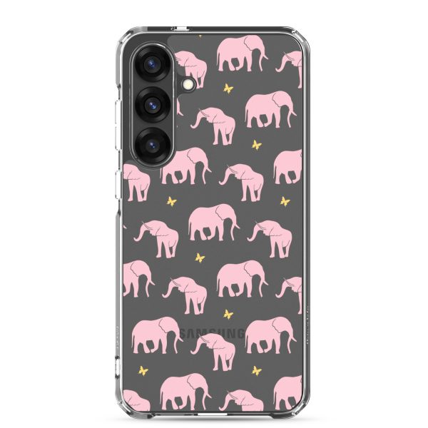 clear-case-for-samsung-samsung-galaxy-s25-plus-case-on-phone-6a53d25eea125.jpg Seamless Elephant Silhouette Samsung Clear Case