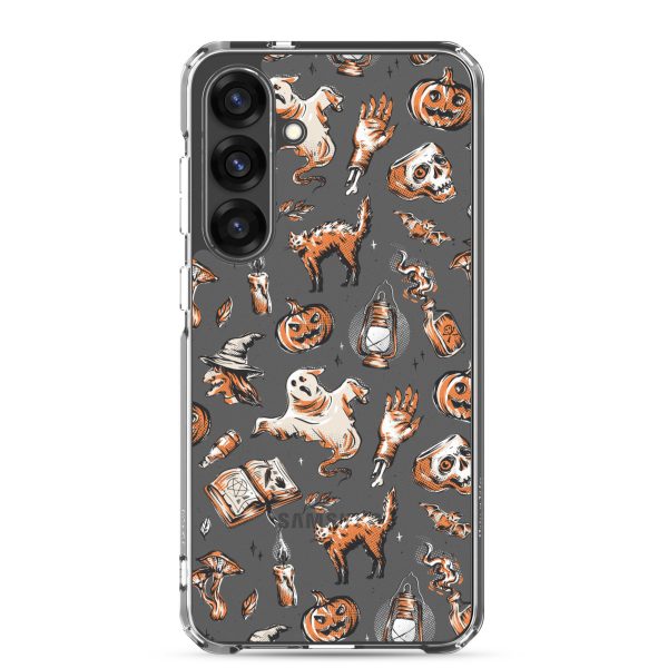 Vintage Halloween Samsung Clear Case