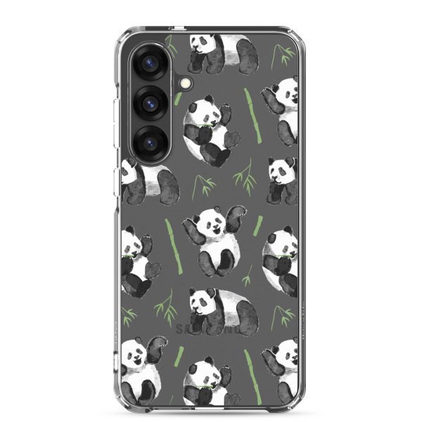 clear-case-for-samsung-samsung-galaxy-s25-plus-case-on-phone-6a53d4bd634e6.jpg Watercolor Panda Bear Samsung Clear Case
