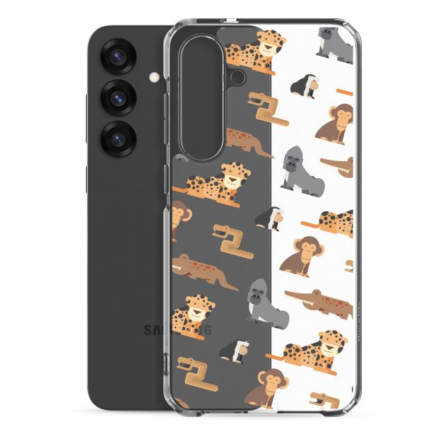 African Jungle Animals Samsung Clear Case