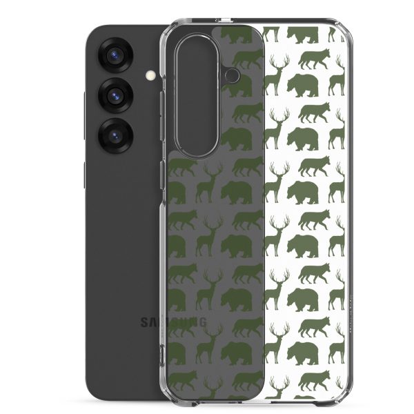 Animals Silhouette Samsung Clear Case