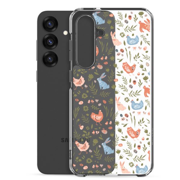 Bunnies and Hens Easter Samsung Clear Case