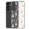 Colorful Bunnies Easter Samsung Clear Case
