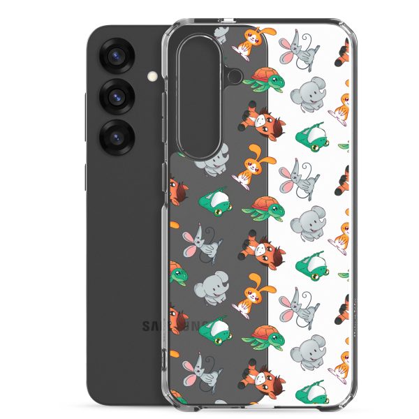 Cute Animals Samsung Clear Case