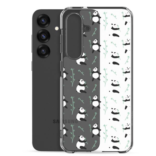 Cute Panda Samsung Clear Case