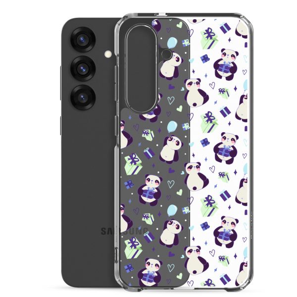 Cute Panda Presents Samsung Clear Case