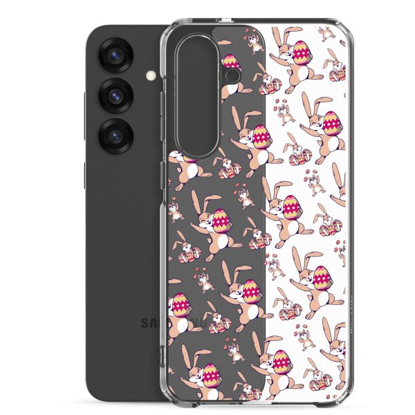 clear-case-for-samsung-samsung-galaxy-s25-plus-case-with-phone-6a53c3697cc20.jpg Easter Bunny With Egg Samsung Clear Case