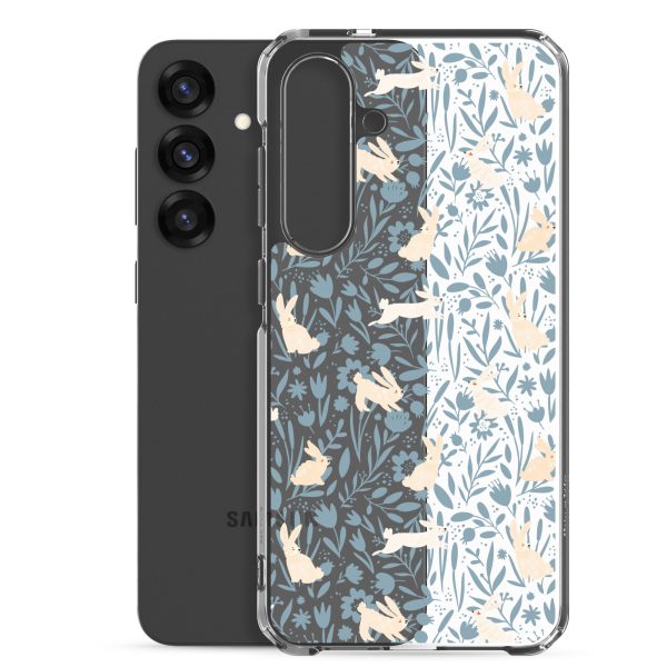Easter Hopping Bunnies Samsung Clear Case
