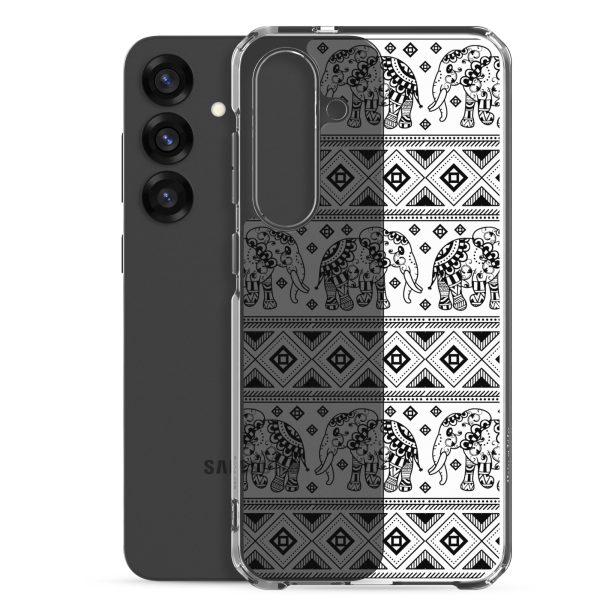 Elephant Mandala Samsung Clear Case