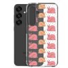 Pink Bunnies Samsung Clear Case