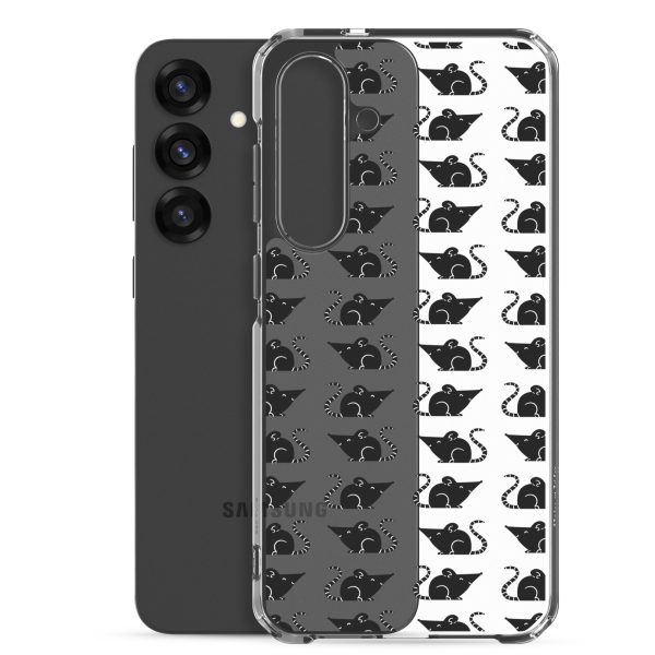 Rat Silhouette Samsung Clear Case