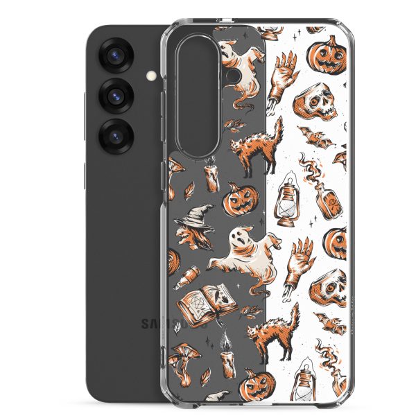 Vintage Halloween Samsung Clear Case