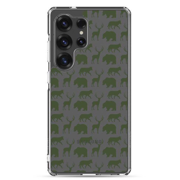 Animals Silhouette Samsung Clear Case