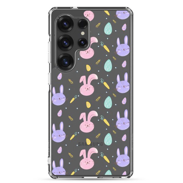 Cute Easter Bunnies Samsung Clear Case