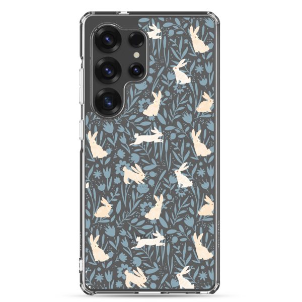 Easter Hopping Bunnies Samsung Clear Case