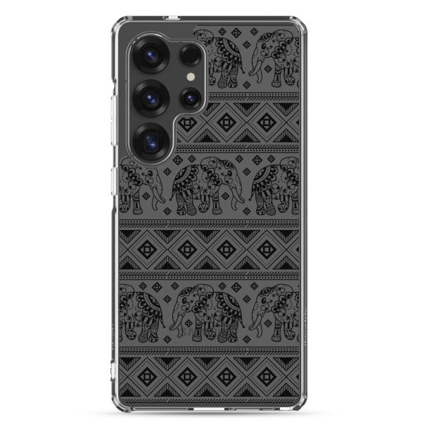 Elephant Mandala Samsung Clear Case