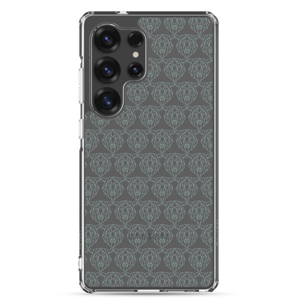 clear-case-for-samsung-samsung-galaxy-s25-ultra-case-on-phone-6a53d15d0bc12.jpg Polygonal Bear Samsung Clear Case