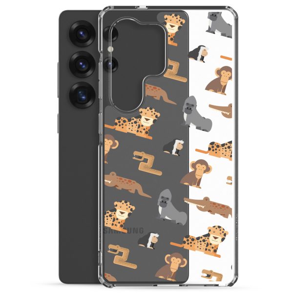 African Jungle Animals Samsung Clear Case