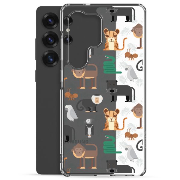 Amazon Jungle Animals Samsung Clear Case