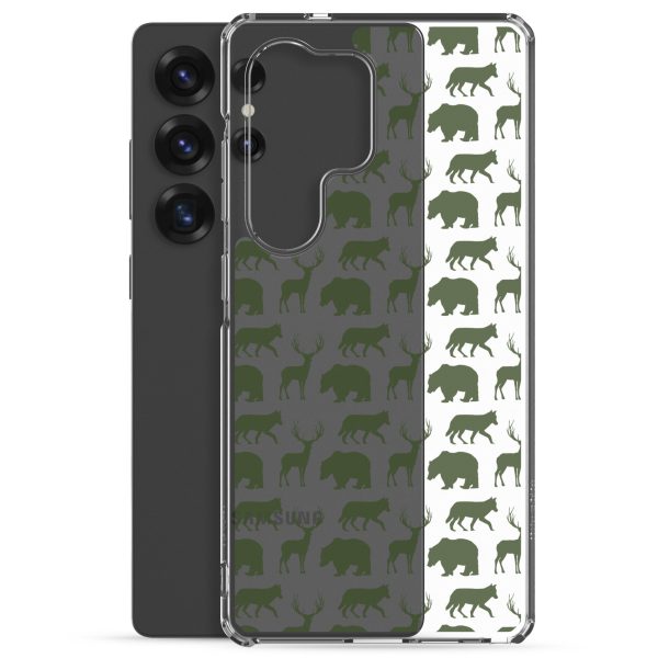 Animals Silhouette Samsung Clear Case