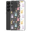 Colorful Bunnies Easter Samsung Clear Case