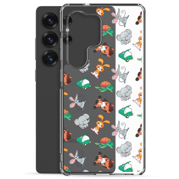 Cute Animals Samsung Clear Case