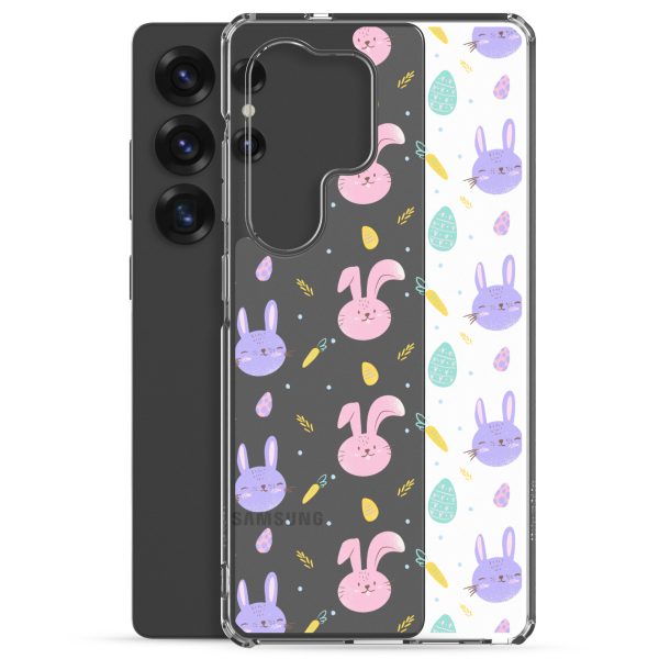 Cute Easter Bunnies Samsung Clear Case