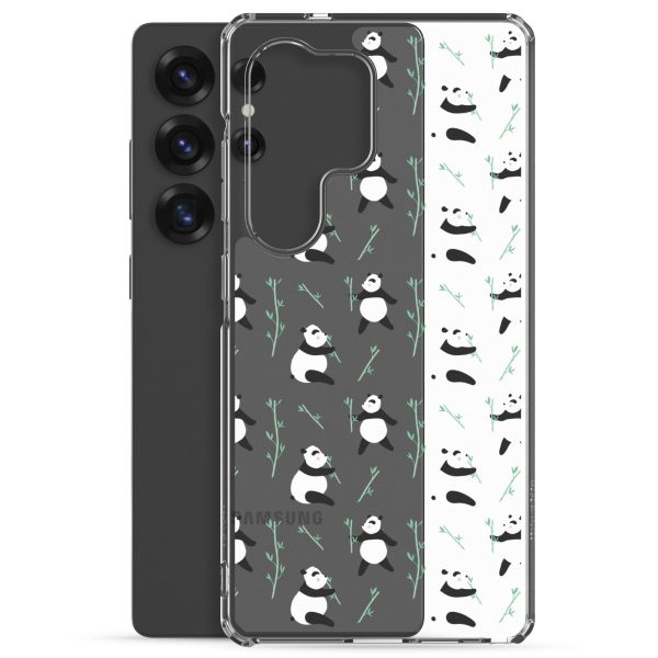 Cute Panda Samsung Clear Case