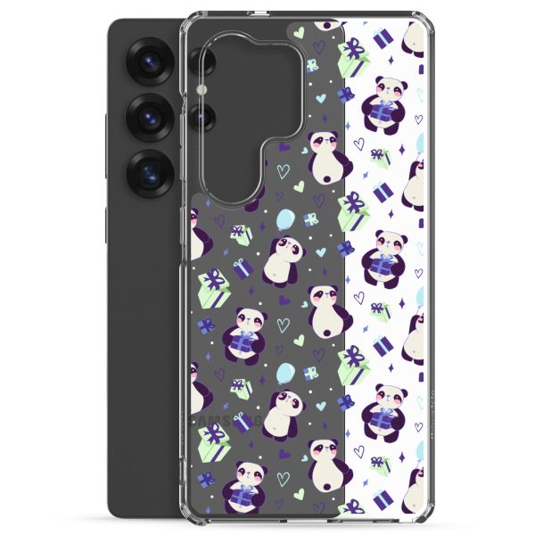 Cute Panda Presents Samsung Clear Case